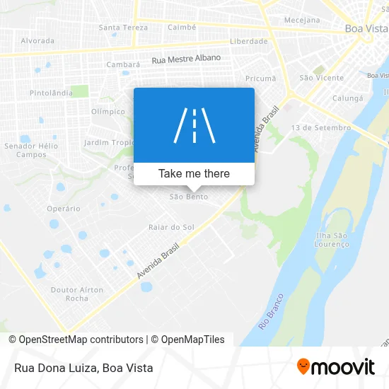 Rua Dona Luiza map