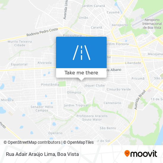 Rua Adair Araújo Lima map