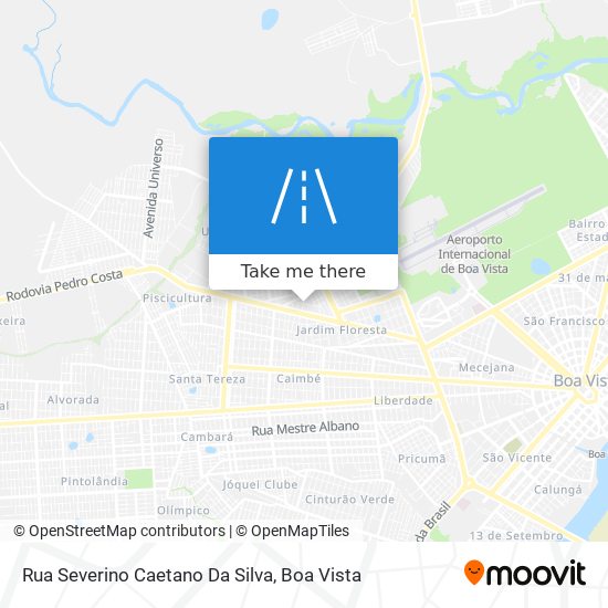 Rua Severino Caetano Da Silva map