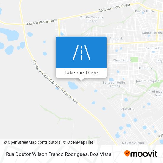 Rua Doutor Wilson Franco Rodrigues map