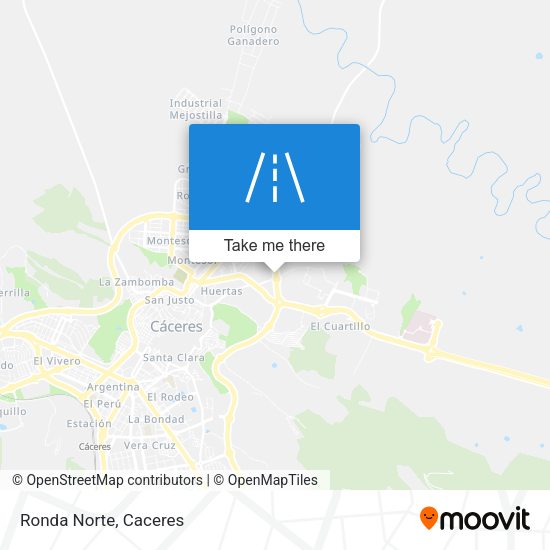 Ronda Norte map