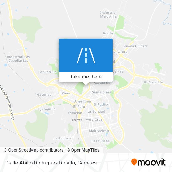 Calle Abilio Rodríguez Rosillo map