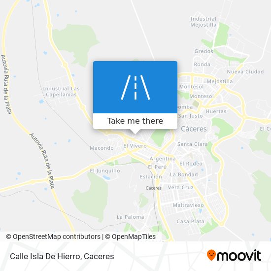 Calle Isla De Hierro map