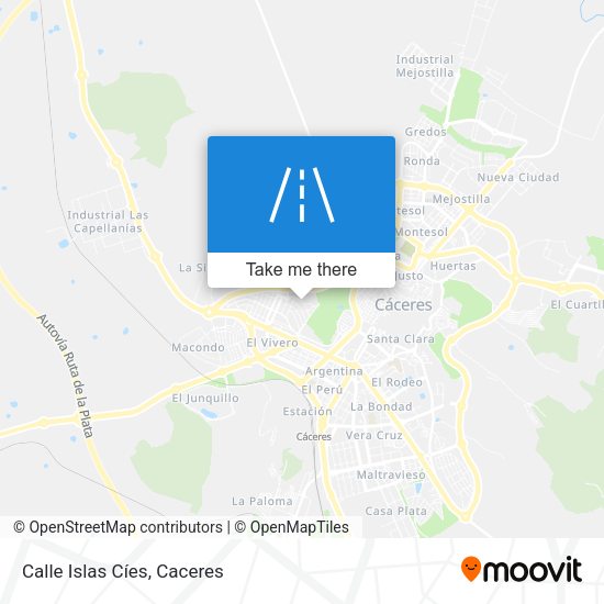 Calle Islas Cíes map
