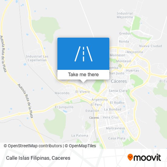 mapa Calle Islas Filipinas