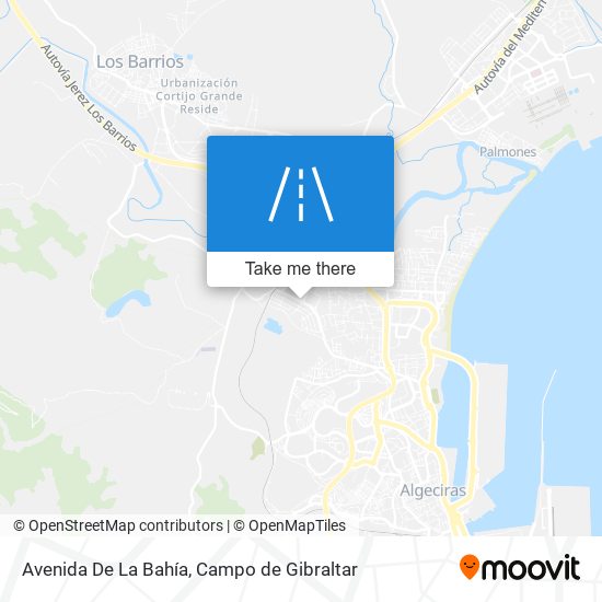 mapa Avenida De La Bahía