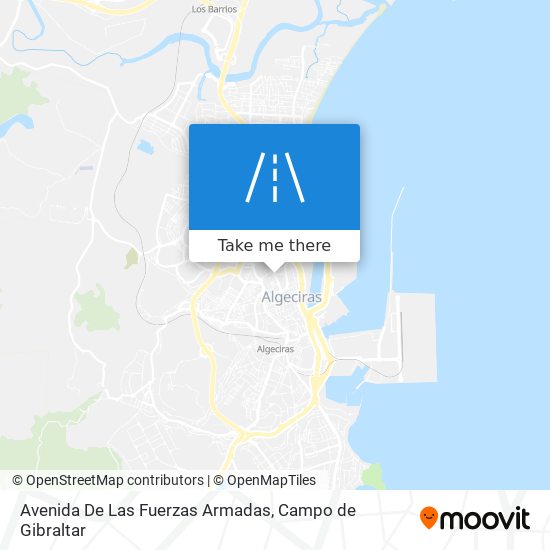 mapa Avenida De Las Fuerzas Armadas