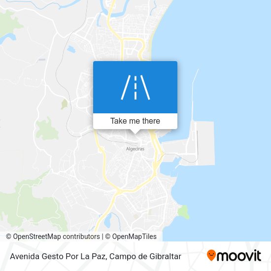 Avenida Gesto Por La Paz map