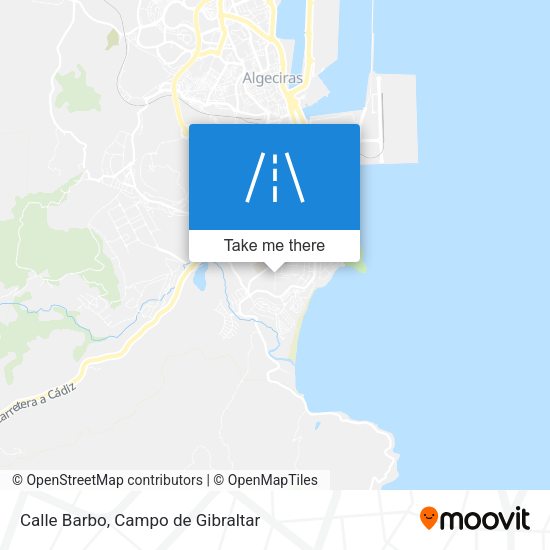 Calle Barbo map