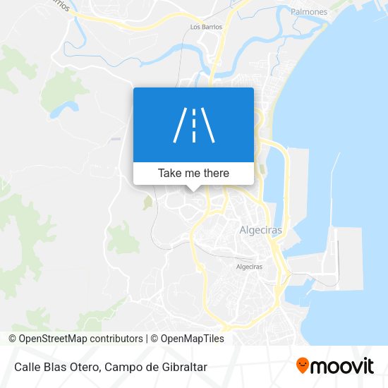Calle Blas Otero map