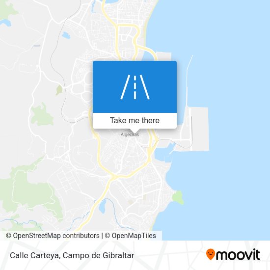 Calle Carteya map