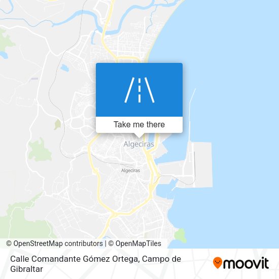 Calle Comandante Gómez Ortega map