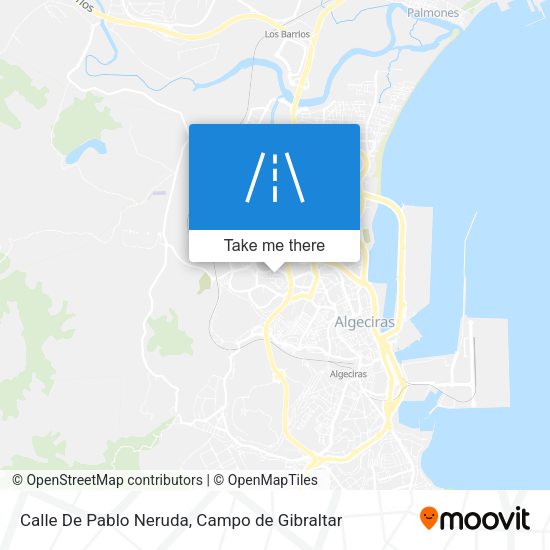 Calle De Pablo Neruda map