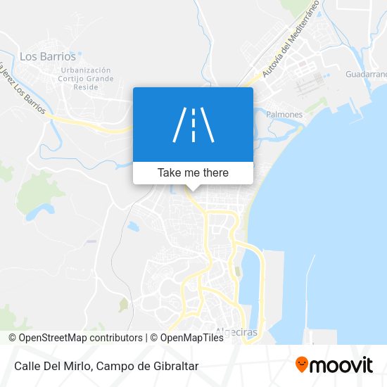 Calle Del Mirlo map
