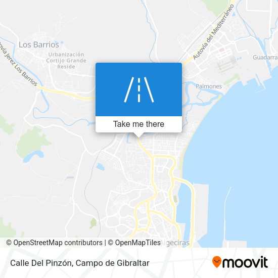 Calle Del Pinzón map