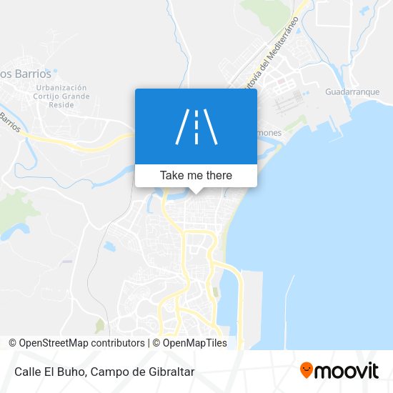 Calle El Buho map