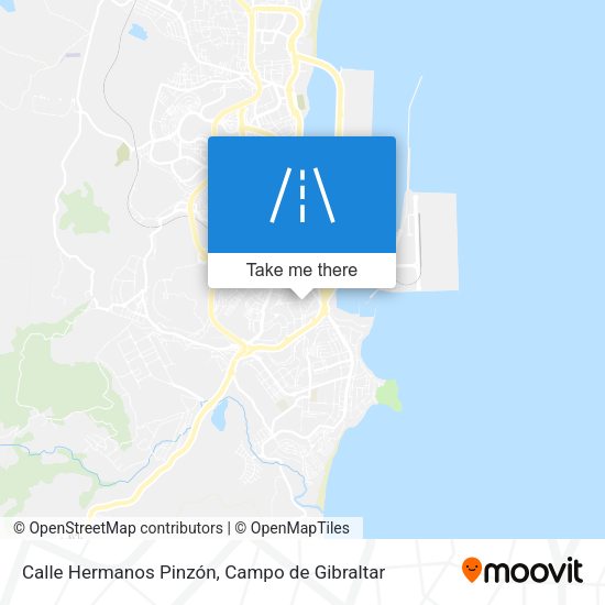 Calle Hermanos Pinzón map