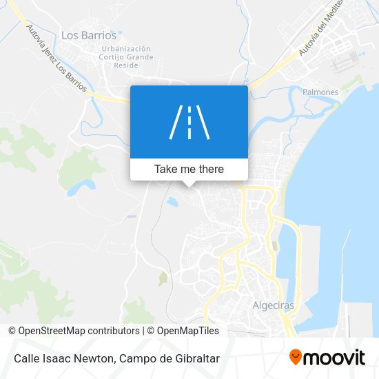 Calle Isaac Newton map