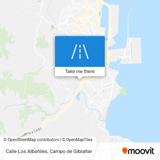 Calle Los Albañiles map
