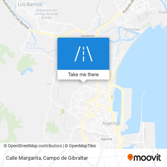 Calle Margarita map