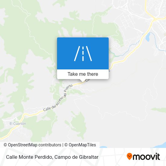 Calle Monte Perdido map