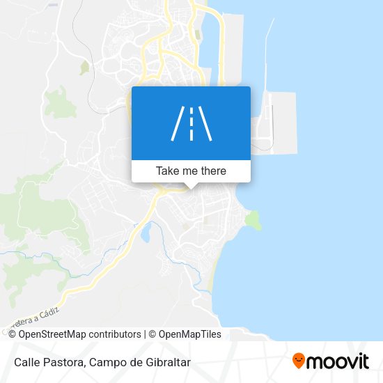 Calle Pastora map