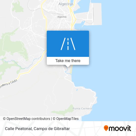 Calle Peatonal map
