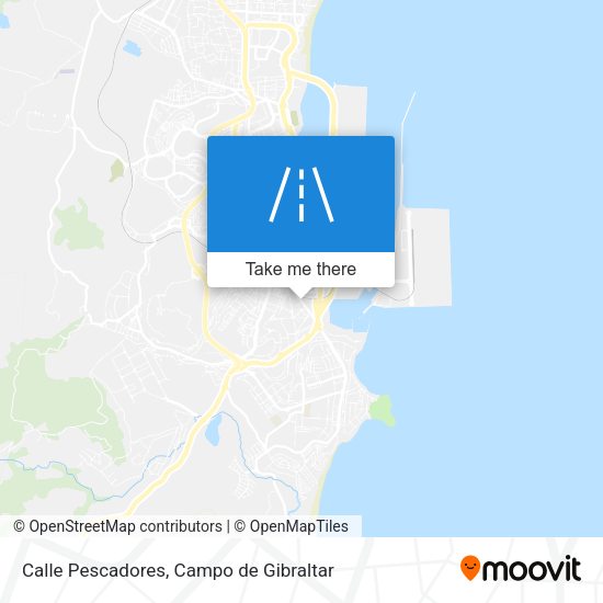 Calle Pescadores map