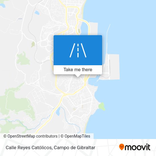 Calle Reyes Católicos map