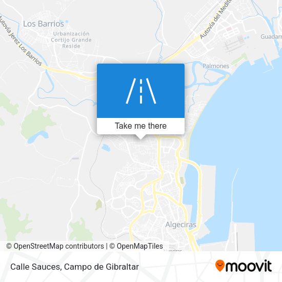 Calle Sauces map