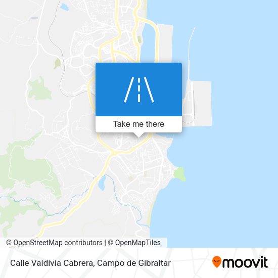 Calle Valdivia Cabrera map