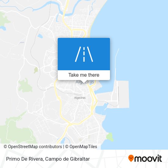 Primo De Rivera map