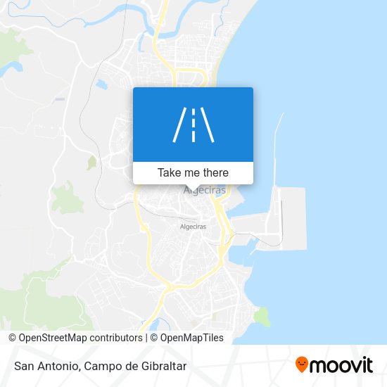 San Antonio map