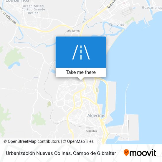 Urbanización Nuevas Colinas map