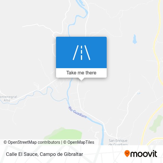 Calle El Sauce map