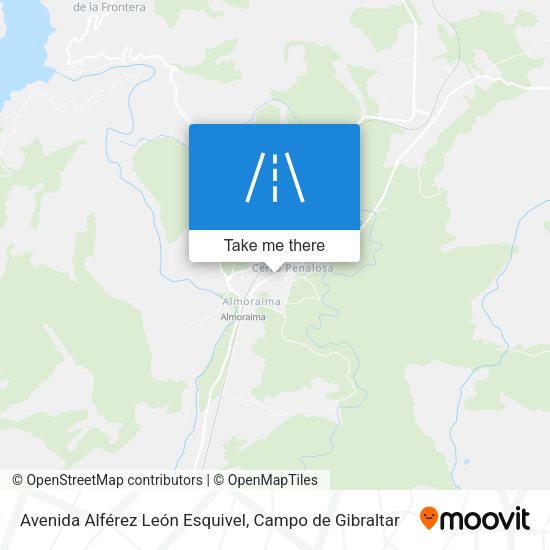 Avenida Alférez León Esquivel map