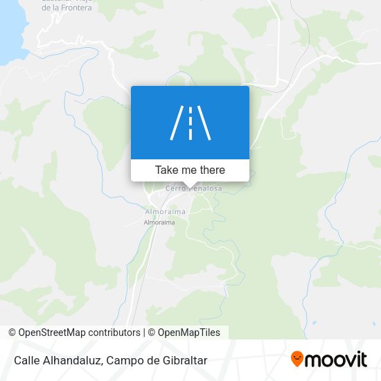 Calle Alhandaluz map