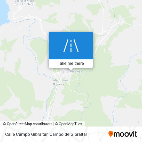 Calle Campo Gibraltar map