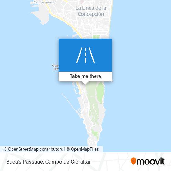 Baca's Passage map