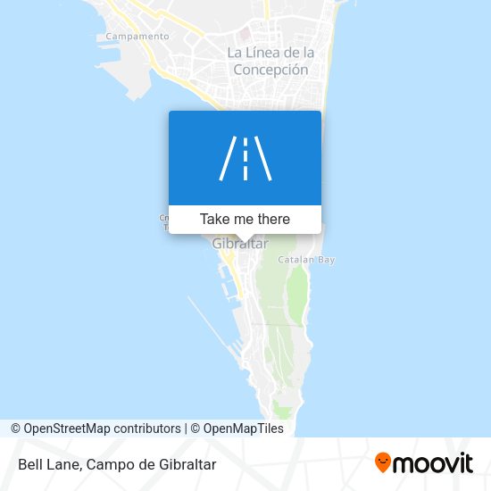 Bell Lane map