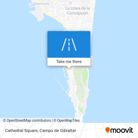 Cathedral Square map