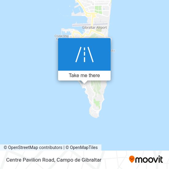 Centre Pavilion Road map