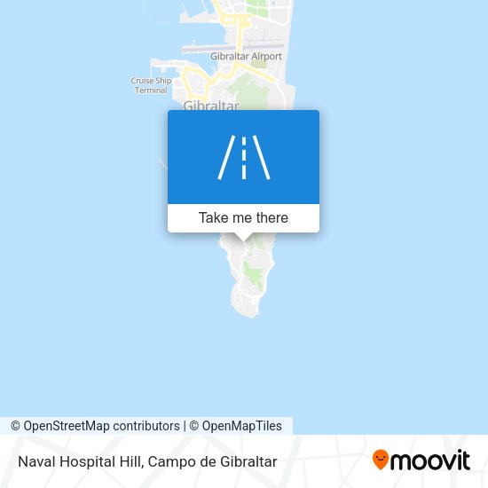Naval Hospital Hill map