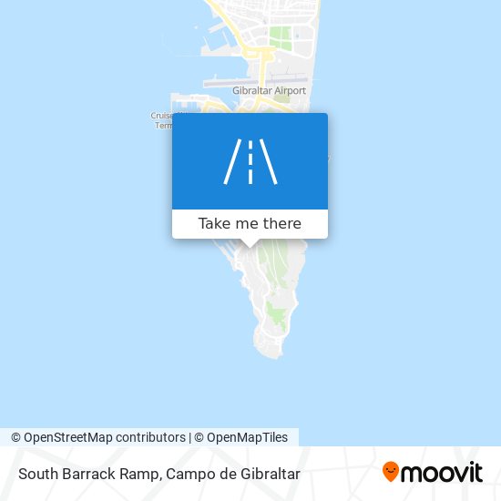 South Barrack Ramp map