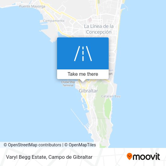 Varyl Begg Estate map