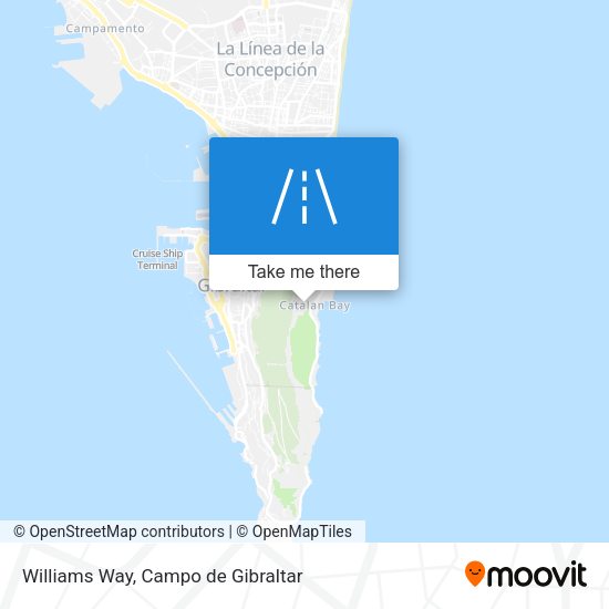 Williams Way map