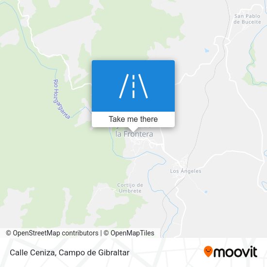 Calle Ceniza map