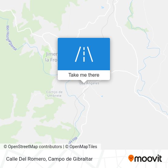 Calle Del Romero map