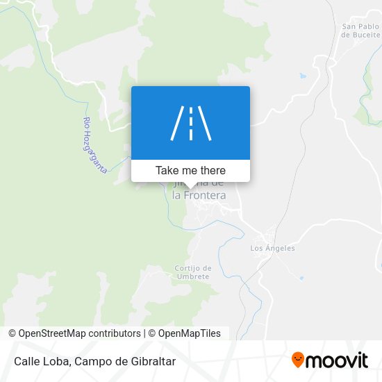 Calle Loba map
