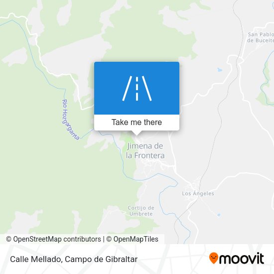 Calle Mellado map